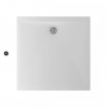 Ronal Air brodzik kwadratowy 90x90 cm konglomeratowy biały mat W37Q09009
